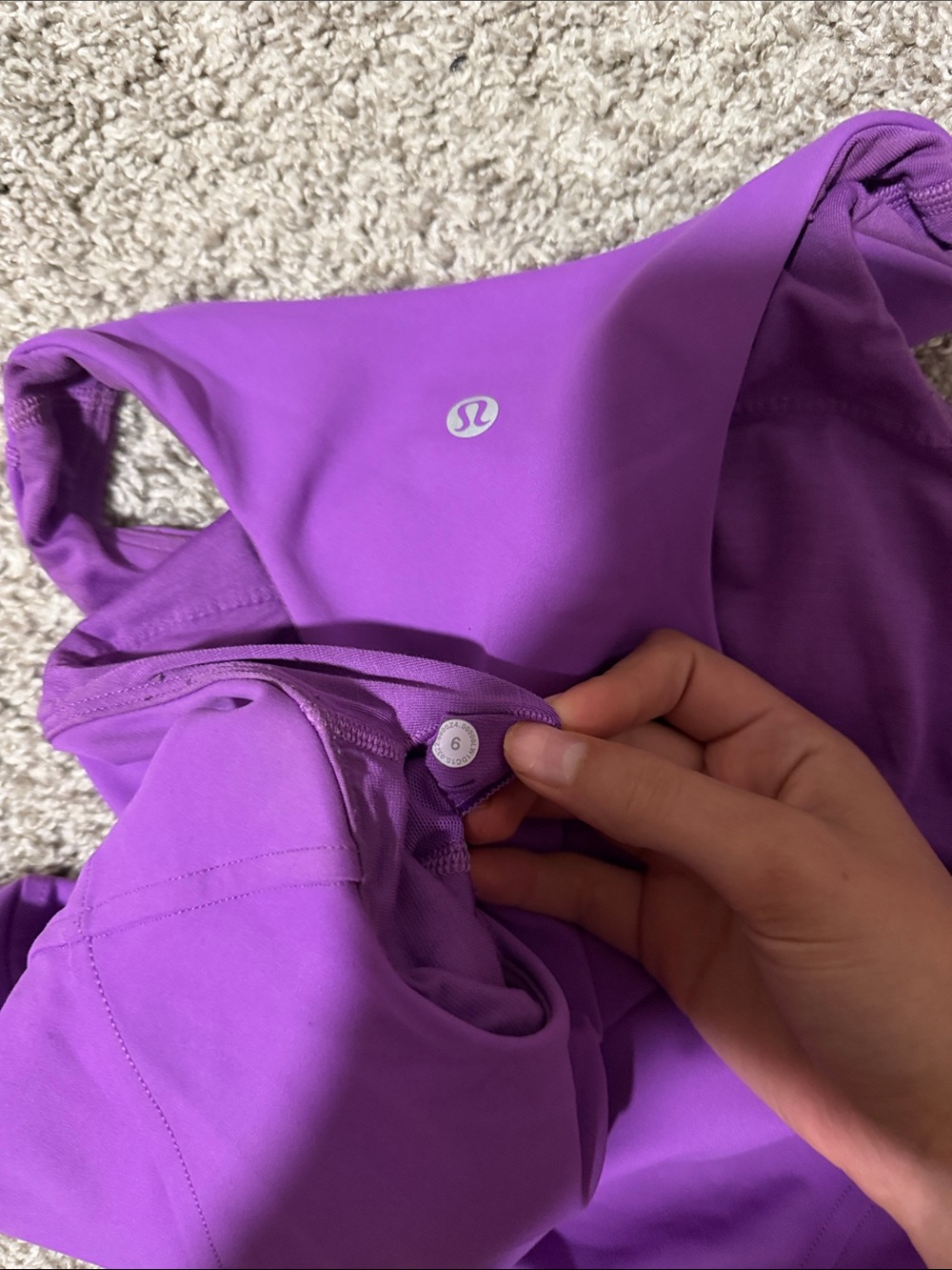 lululemon athletica Vibrant Purple Racerback Sports Bra - Picture 3 of 3